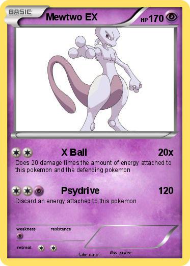 Pokemon Mewtwo EX