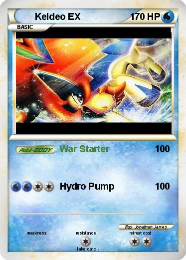 Pokemon Keldeo EX