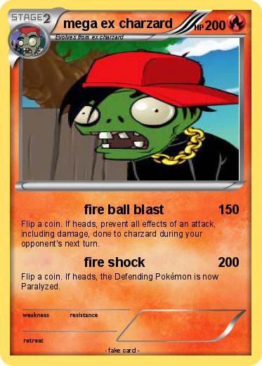 Pokemon mega ex charzard