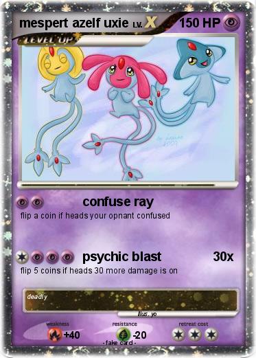 Pokemon mespert azelf uxie