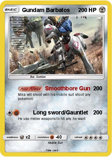 Pokemon Gundam Barbatos