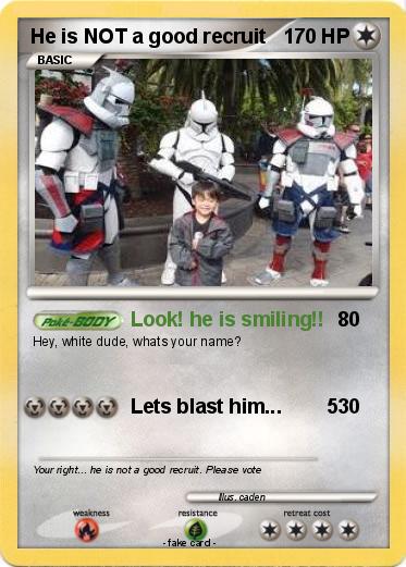 Pokemon He is NOT a good recruit