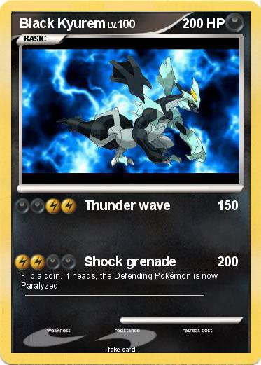 Pokemon Black Kyurem
