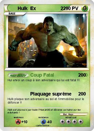 Pokemon Hulk  Ex                   22