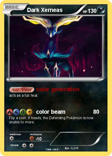 Pokemon Dark Xerneas