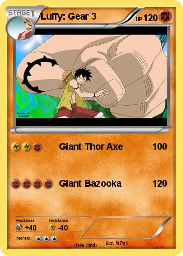 Pokemon Luffy: Gear 3