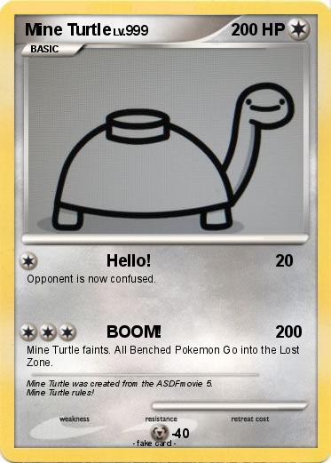 Pokemon Mine Turtle