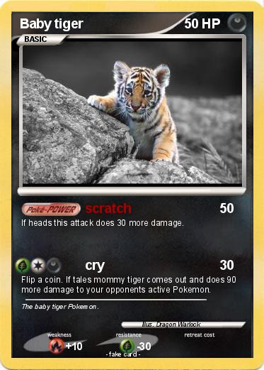 Pokemon Baby tiger