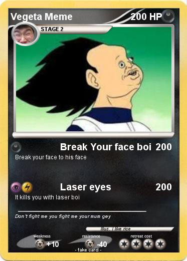 Pokemon Vegeta Meme