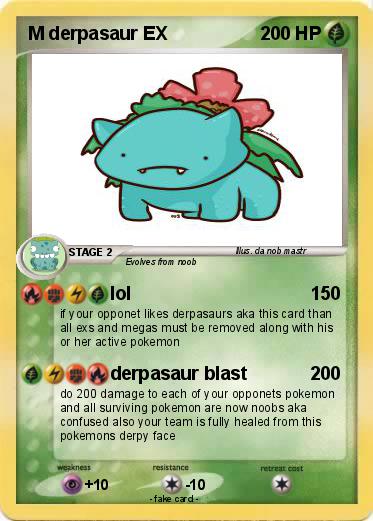 Pokemon M derpasaur EX