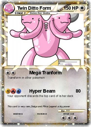 Pokemon Twin Ditto Form
