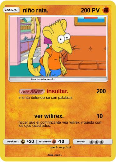 Pokemon niño rata.