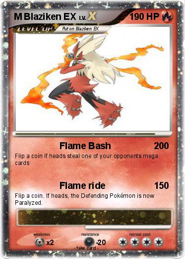 Pokemon M Blaziken EX