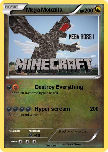 Pokemon Mega Mobzilla