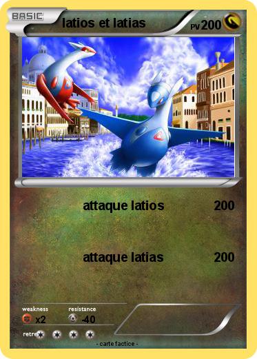 Pokemon latios et latias