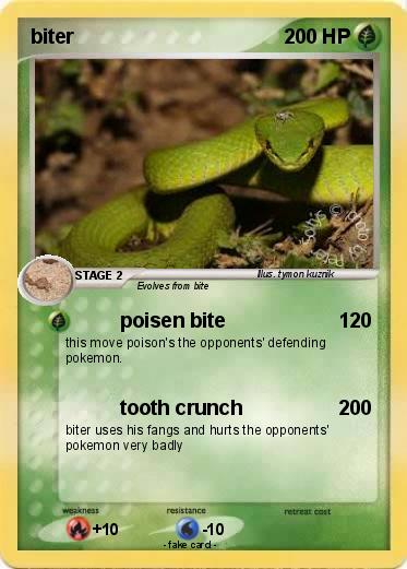 Pokemon biter