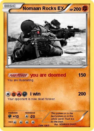 Pokemon Nomaan Rocks EX.