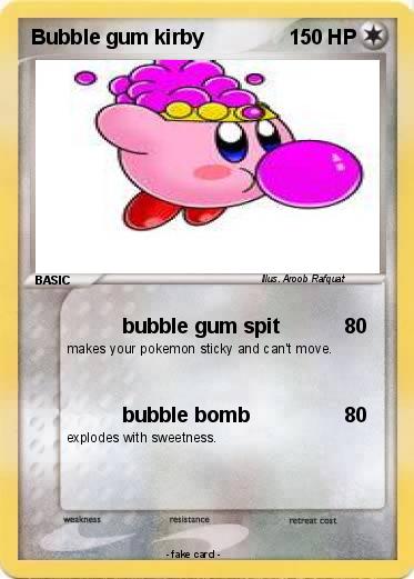 Pokemon Bubble gum kirby
