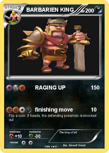 Pokemon BARBARIEN KING