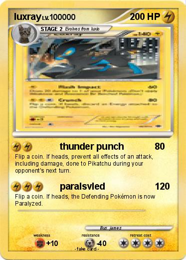 Pokemon luxray