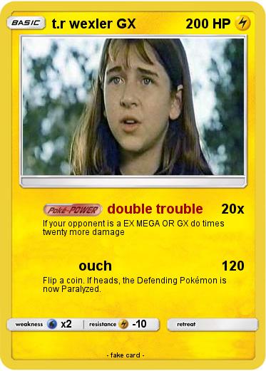 Pokemon t.r wexler GX