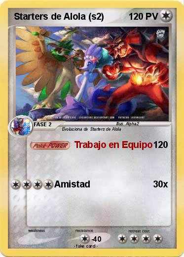 Pokemon Starters de Alola (s2)