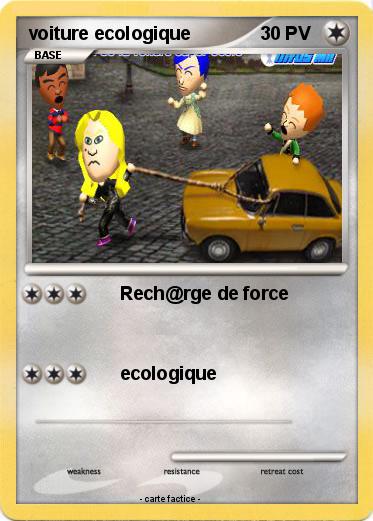 Pokemon voiture ecologique