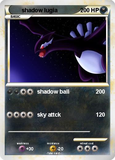 Pokemon shadow lugia