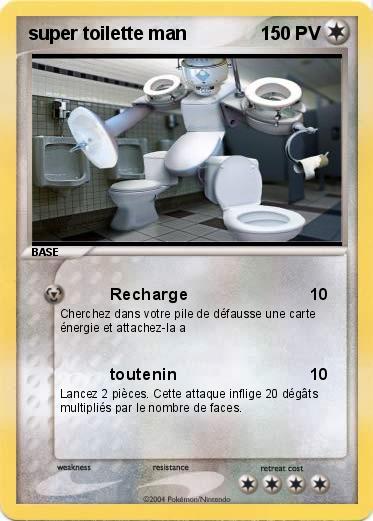 Pokemon super toilette man