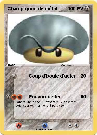 Pokemon Champignon de métal