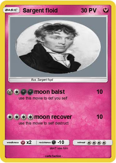 Pokemon Sargent floid