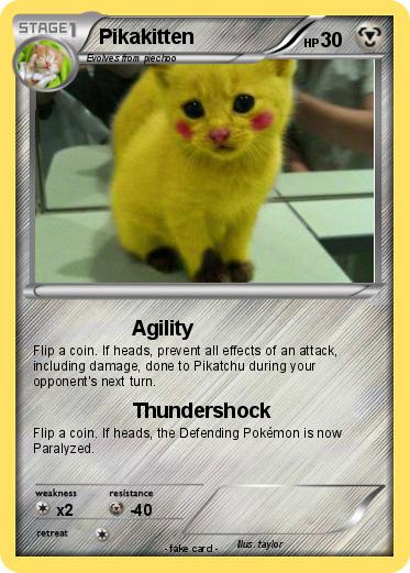 Pokemon Pikakitten
