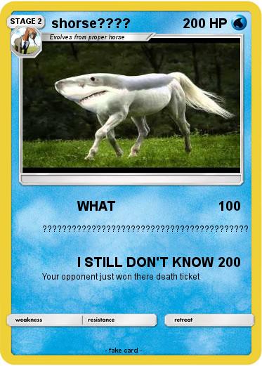 Pokemon shorse????