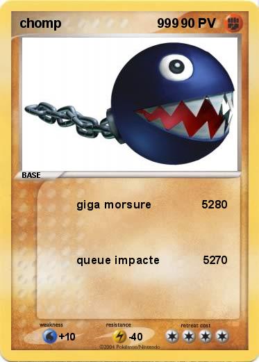 Pokemon chomp                           999