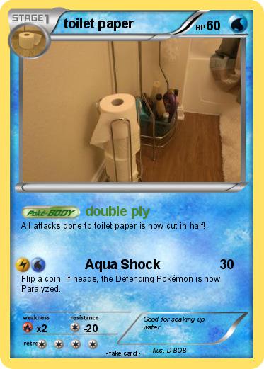 Pokemon toilet paper