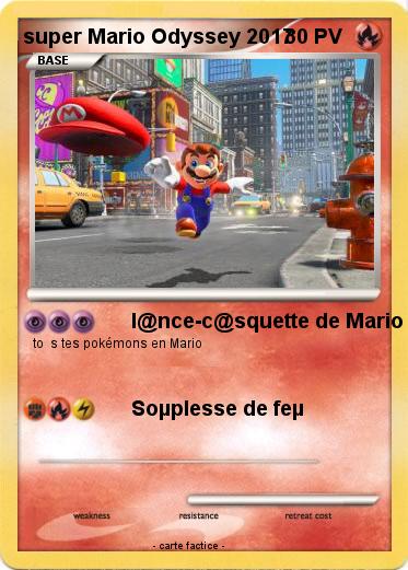 Pokemon super Mario Odyssey 2017