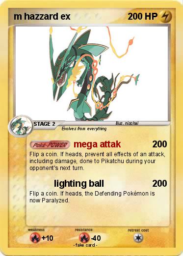 Pokemon m hazzard ex