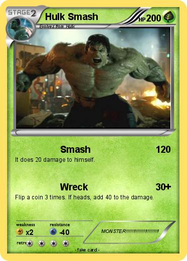 Pokemon Hulk Smash