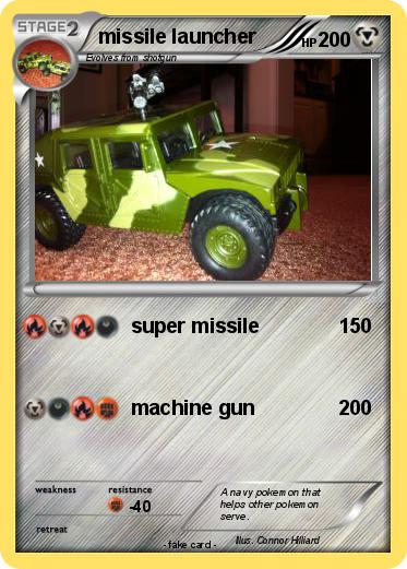 Pokemon missile launcher