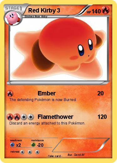 Pokemon Red Kirby 3