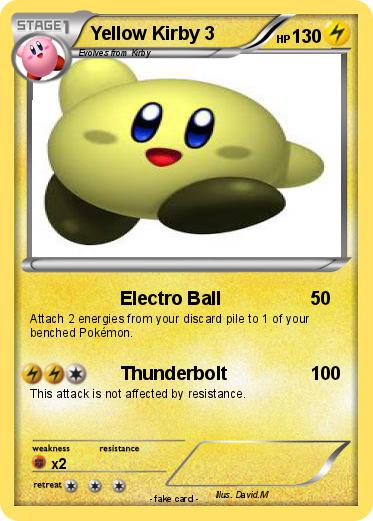 Pokemon Yellow Kirby 3