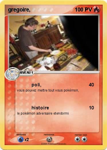 Pokemon gregoire,