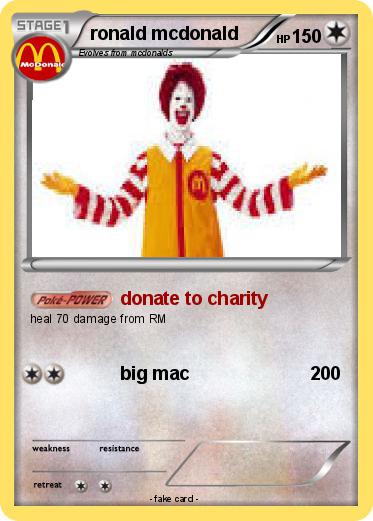 Pokemon ronald mcdonald