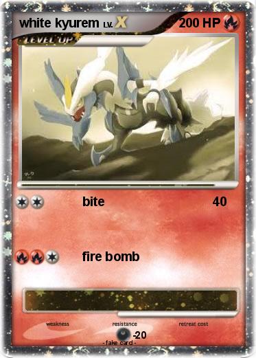Pokemon white kyurem