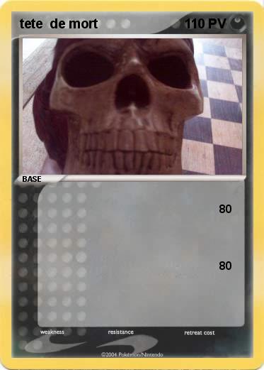 Pokemon tete  de mort   
