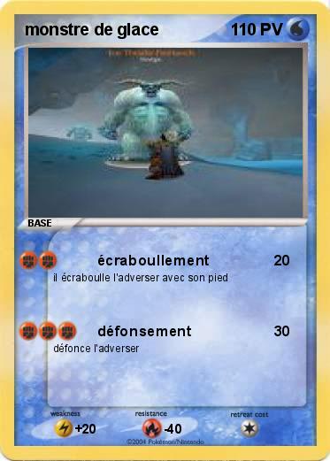 Pokemon monstre de glace