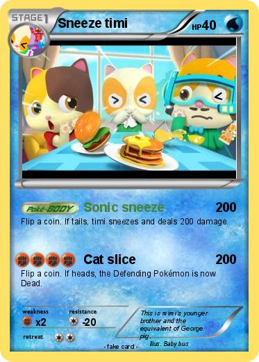 Pokemon Sneeze timi