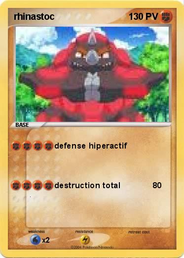 Pokemon rhinastoc