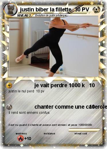 Pokemon justin biber la fillette