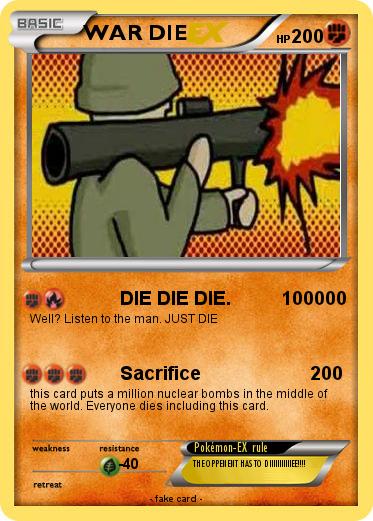 Pokemon WAR DIE